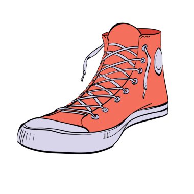 Kırmızı spor ayakkabılar gençlik Ayakkabı