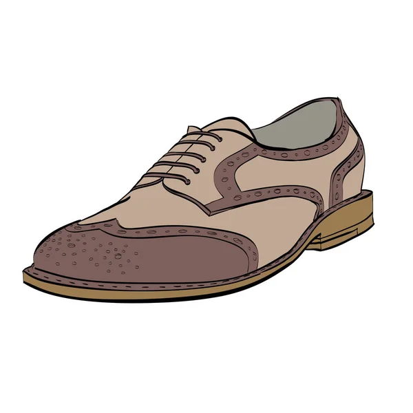 Sommar skor isolerad på vit bakgrund — Stock vektor
