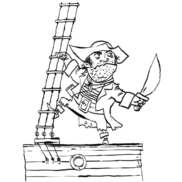 Cesur korsan gemiye olduğunu