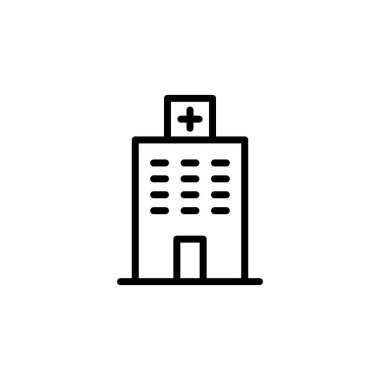 ince çizgi hastane simgesi