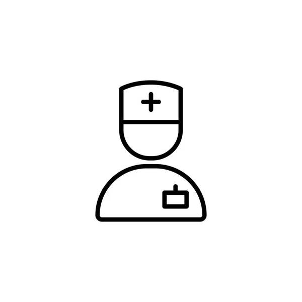 Arzt Symbol Symbol auf weißem Hintergrund — Stockvektor