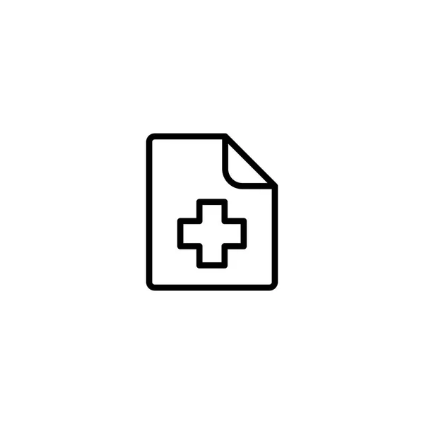 Іконка запису медичного пацієнта — стоковий вектор