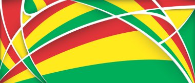 Arka plan renkleri Bolivya bayrağının - vektör görüntü