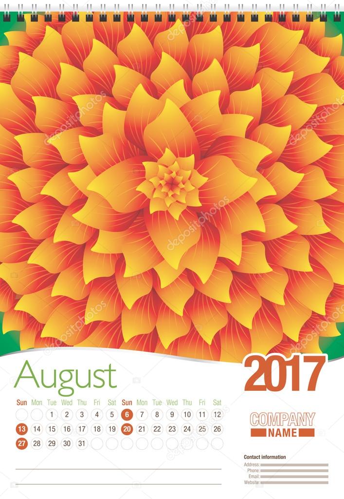8 月ウォール カレンダー 17 テンプレート抽象的な花柄のデザイン 印刷の準備ができて サイズ 297 Mm 4 Mm 形式垂直 英語版 ストックベクター C Alejomiranda 8 月ウォール カレンダー 17 テンプレート抽象的な花柄のデザイン 印刷の準備ができて サイズ 297 Mm 4 Mm 形式垂直 英語版 ストックベクター C Alejomiranda