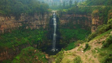 Tequendama şelale görünümünü Soacha, Cundinamarca eyâletinde bulunan / Kolombiya