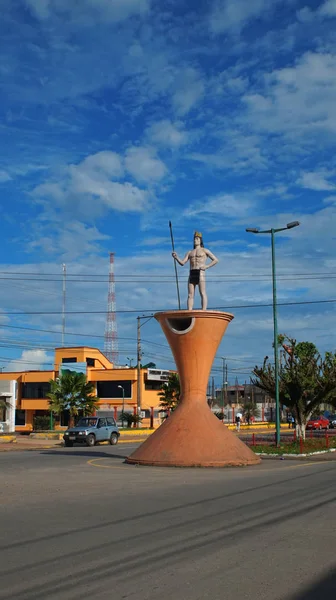 Loreto, Orellana / Ecuador - 7 juni 2016: uitzicht op de stad van Loreto in de Ecuadoriaanse Amazone. Ecuador — Stockfoto