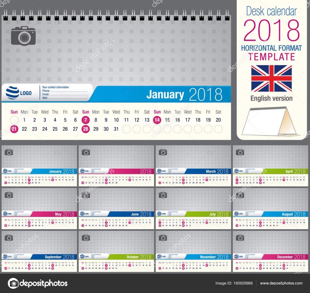 12 x 12 calendar template