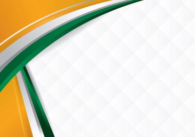 Arka plan renkleri Hindistan, Fildişi Sahili, Diploma veya sertifika kullanmak için bayrağı ile şekillerle