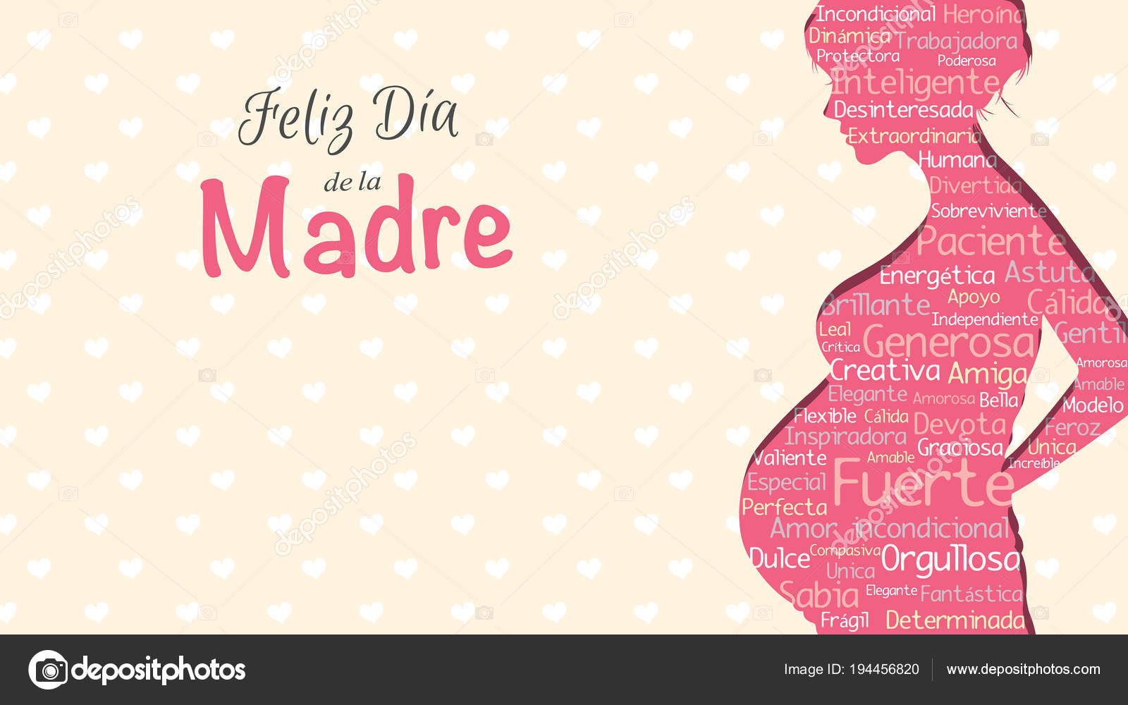 Carte Postale de Voeux : Bonne fête des mères pour future maman