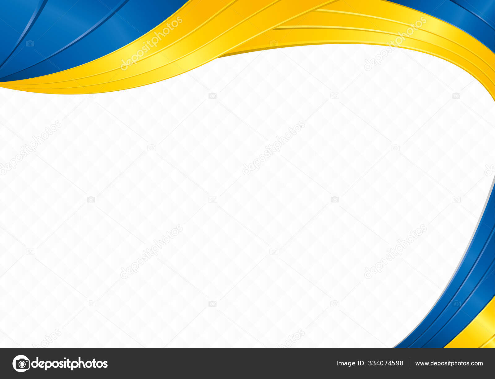 Abstract Background Wave Shapes Blue Yellow Colors Flag Ukraine Use Stock  Vector by ©alejomiranda 334074598