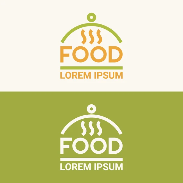 Logotipo moderno vector minimalista de alimentos . — Archivo Imágenes Vectoriales