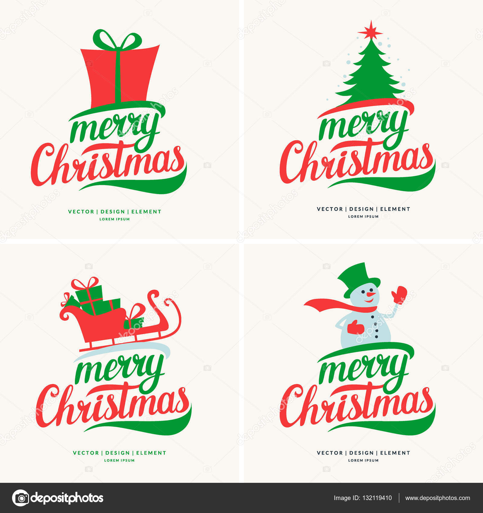 Moderno Mão Desenhada Letras Frase Feliz Natal Vetores De Stock