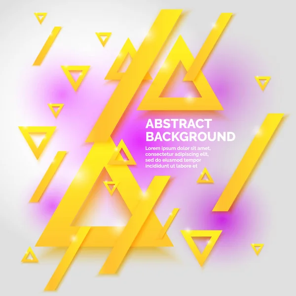 Moderne abstracte geometrische achtergrond. — Stockvector