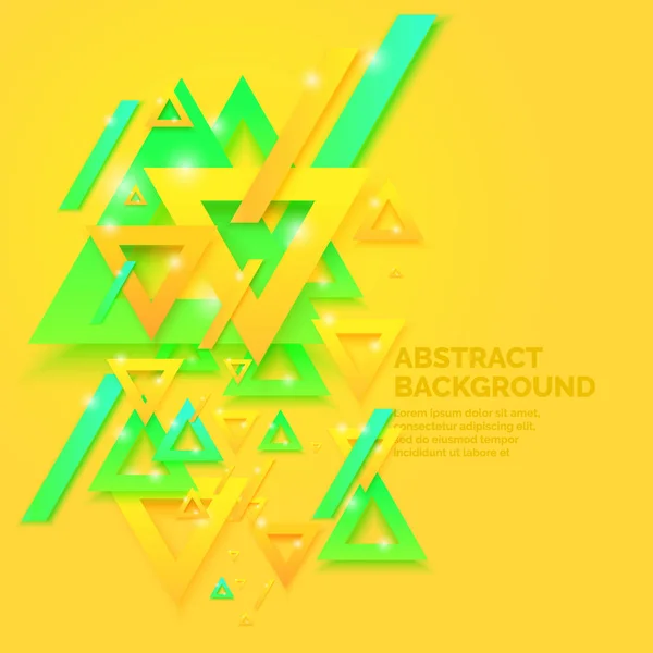 Moderne abstracte geometrische achtergrond. — Stockvector