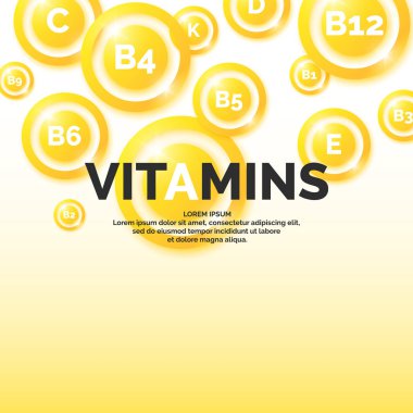 Renkli vitamini arka plan