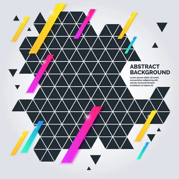 Moderne abstracte geometrische achtergrond. — Stockvector