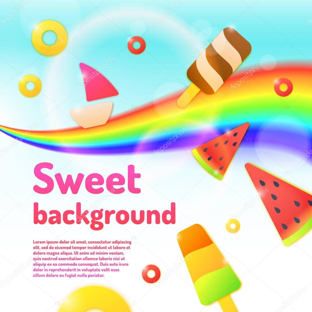 Background for a children store and creativity.