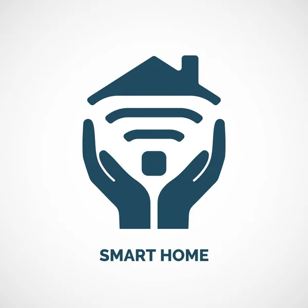 Icona vettoriale della smart home . — Vettoriale Stock