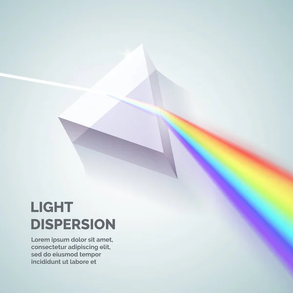 Illustration de dispersion lumineuse — Image vectorielle