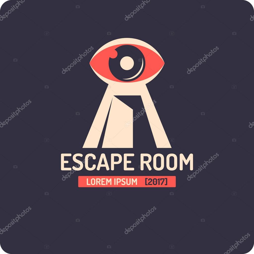 Real-life room escape and quest game logo.