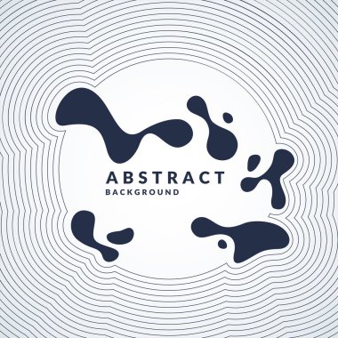 Bir dinamik ile parlak arka plan dalgalar, sıçrama ve civarında minimalist tarzda. Vektör çizim