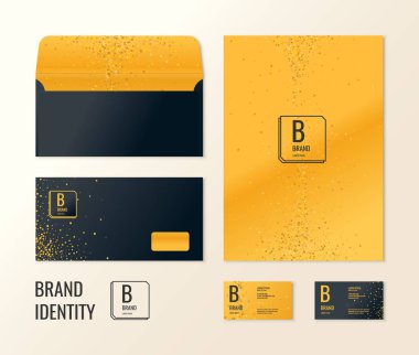 Kurumsal kimlik. Tasarımınız için düzeni şablonları.