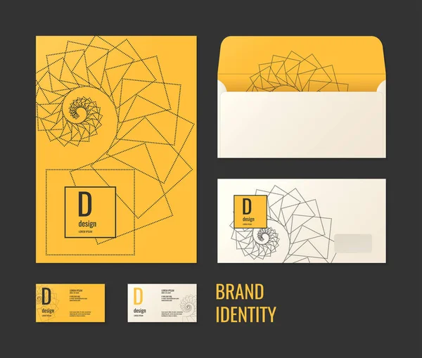 Kurumsal kimlik. Tasarımınız için düzeni şablonları.