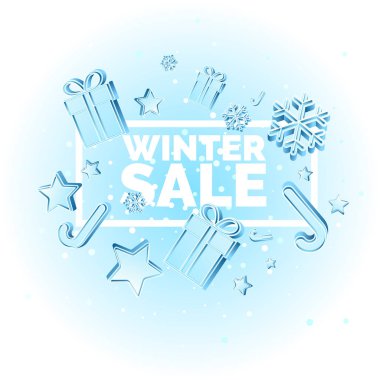 Noel satış, düzen ve şablon için poster.