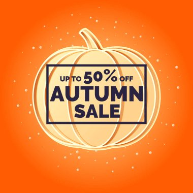 Doğrusal sonbahar satışı büyük başlığı