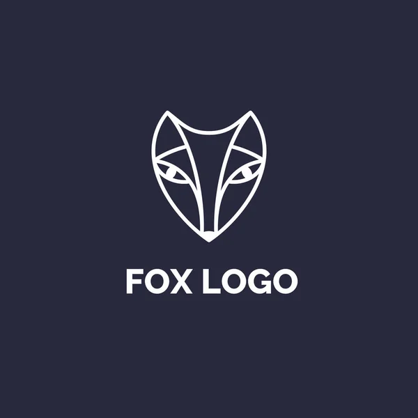 Logo wektor nowoczesne Fox i godło. — Wektor stockowy