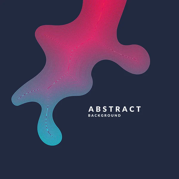 Fundal abstract luminos, cu valuri dinamice de stil minimalist. Ilustrație vectorială — Vector de stoc