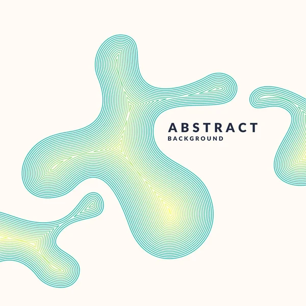 Fondo abstracto brillante con ondas dinámicas de estilo minimalista. Ilustración vectorial — Vector de stock