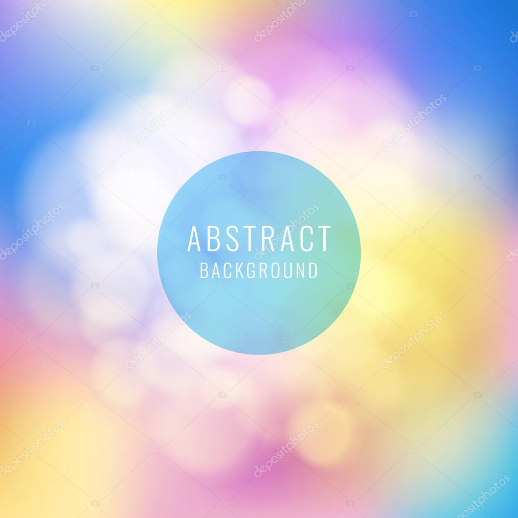 Abstract background with blurred shapes and soft light.