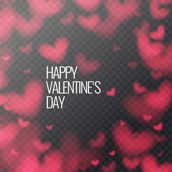 De dag van de Valentijnskaart. 14 februari. Originele en conceptuele achtergrond een bericht van liefde. — Stockvector