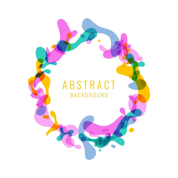 Fondo abstracto brillante con explosión de salpicaduras de colores. Ilustración vectorial — Vector de stock