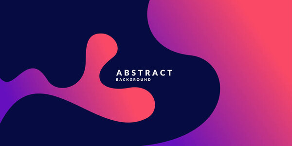 Яркий постер с брызгами. Иллюстрация минимальный плоский стиль
