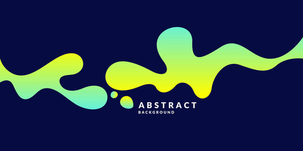 Яркий постер с брызгами. Иллюстрация минимальный плоский стиль
