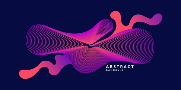 Яркий постер с брызгами. Иллюстрация минимальный плоский стиль
