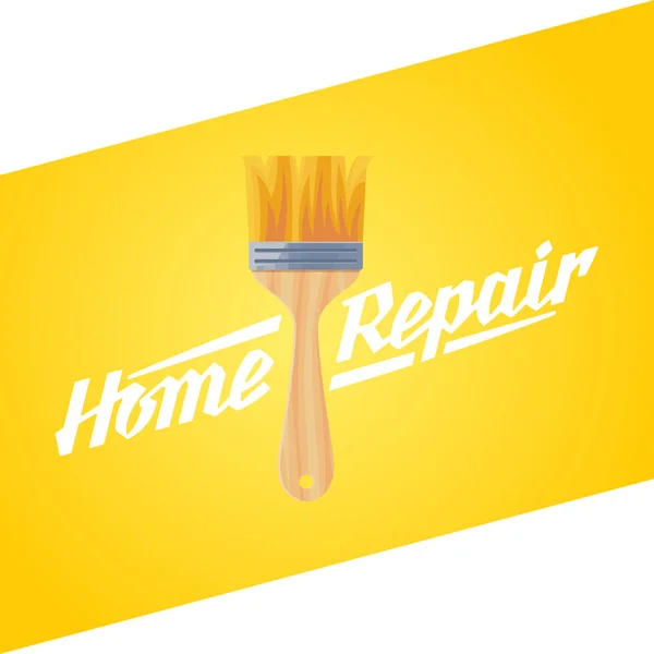 Hand tool for home renovation and construction. House repair poster. — Stock Vector