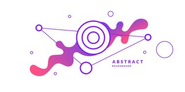 Moda soyut arka plan. Geometrik şekillerin ve sıçramaların bileşimi.