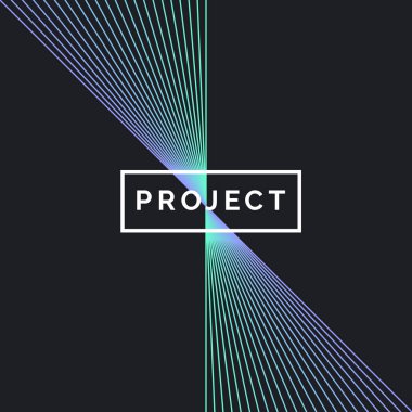 Vektör arka plan dinamik çizgilerle.