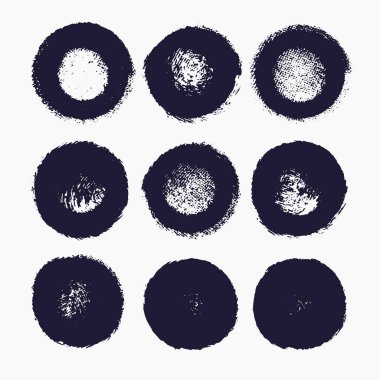 Soyut arkaplan. Vektör mürekkep darbeleri kümesi.