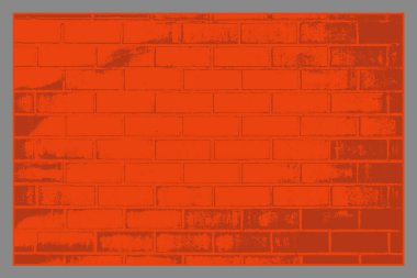 Duvarla örülü duvar dokusu. Sıraya dizilmiş tuğlalar arkaplanı doldurur.