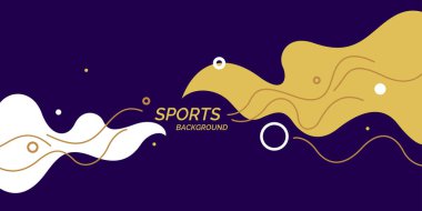 Sıçramalı soyut arkaplan. Spor için modern vektör illüstrasyonu