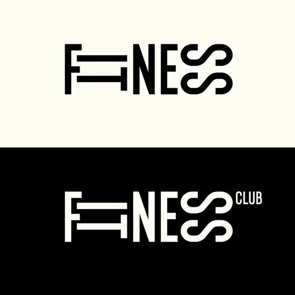 Stylowy napis Fitness czas projektowania i nadruku na odzieży. Nowoczesna typografia. — Wektor stockowy