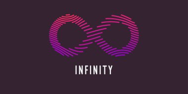 Modern grafiklerdeki sonsuzluk işareti.