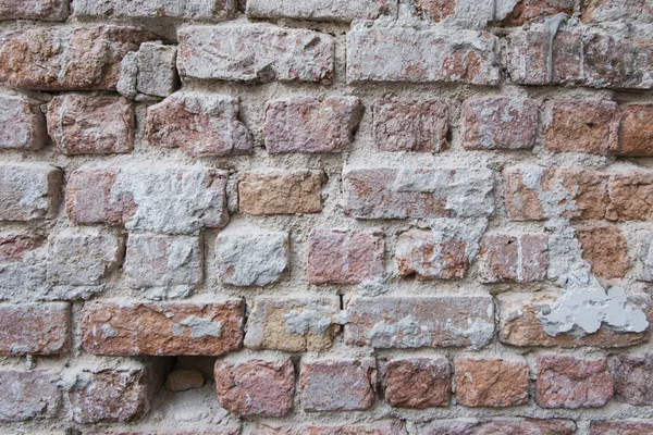 Kırık Beton ve eski tuğla duvar (arka plan)