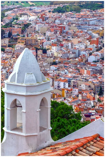 İspanya. Blanes şehir hava görüntüsü