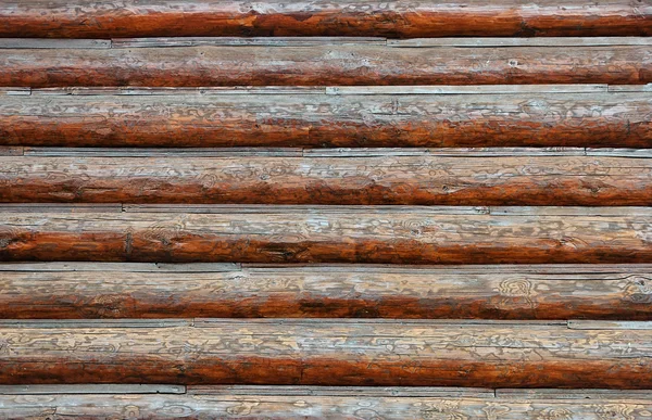 Tekstury ściany dziennika drewniany dom z Bali Obrazek Stockowy