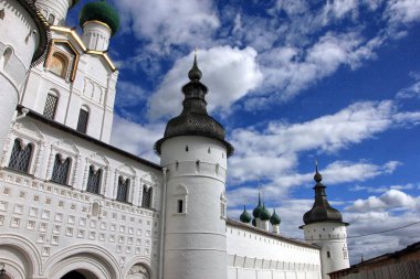 Rus Ortodoks beyaz taş monaster kilise mimarisinde